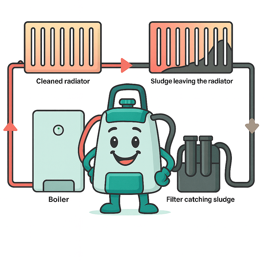 Power Flush System Diagram